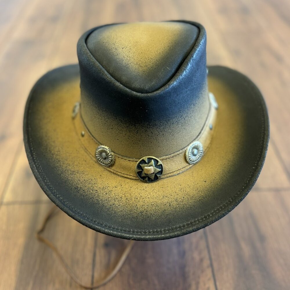 Western Cowboy/ Cowgirl Real Leather Twin Color. Finest Quality